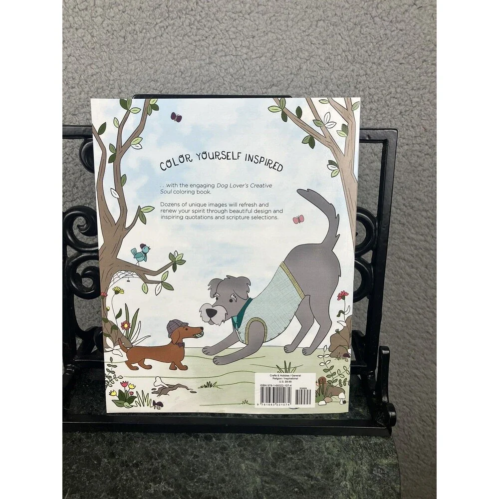 Dog Lover's Creative Soul Coloring Book by Barbour Books